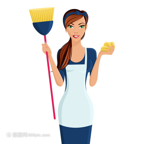 專業保潔 從“清潔女士”的圍裙與工具說起